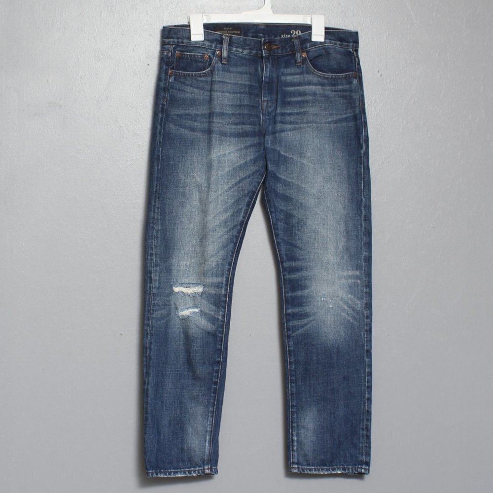 J. Crew Blue Boyfriend Jeans EUC
